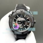 ZW Factory New 1:1 Clone Omega Seamaster Planet Ocean Worldtimer 600M Black Ceramic Watch 